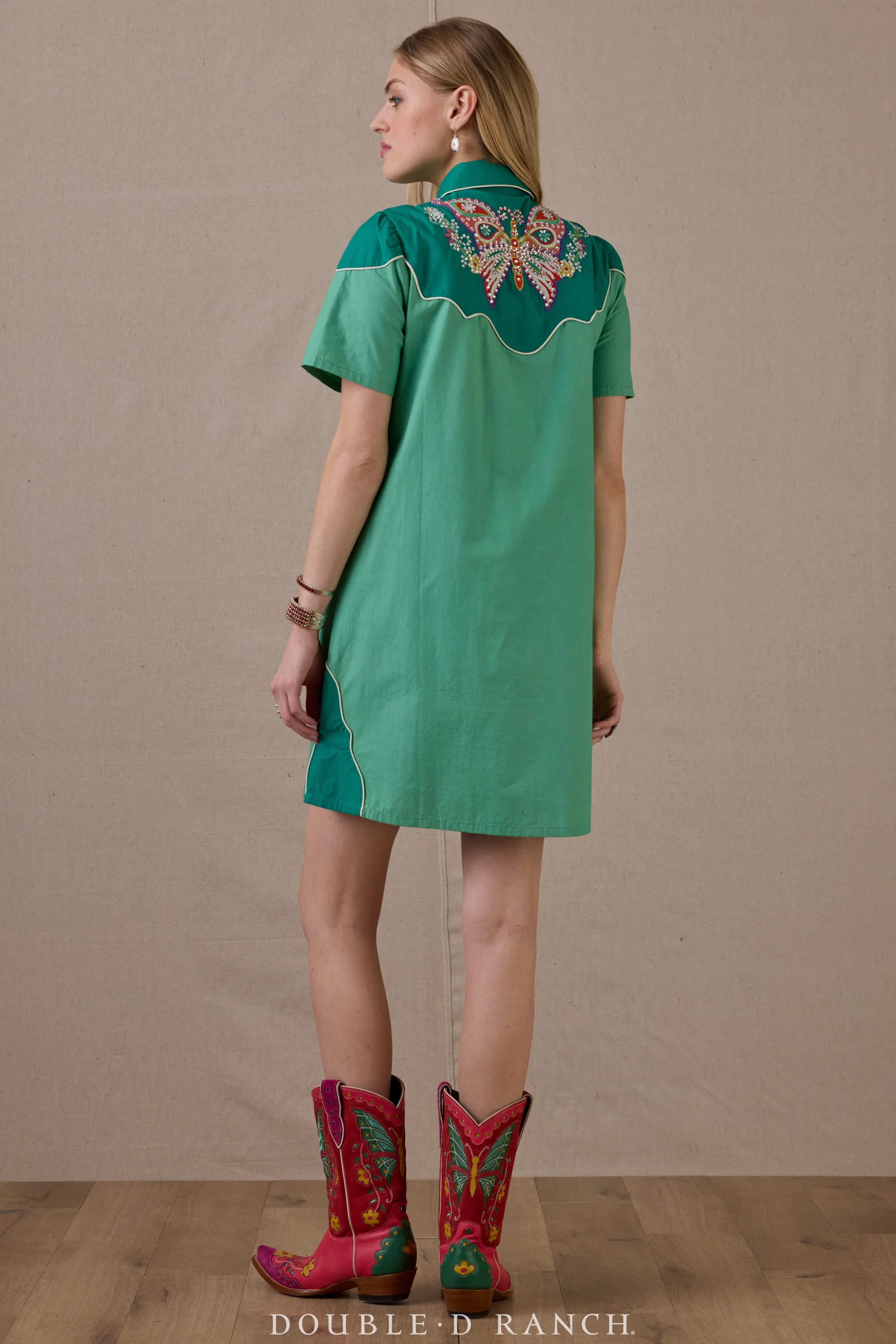 Double D Ranch Just Wing It Dress - Agave - Image 2