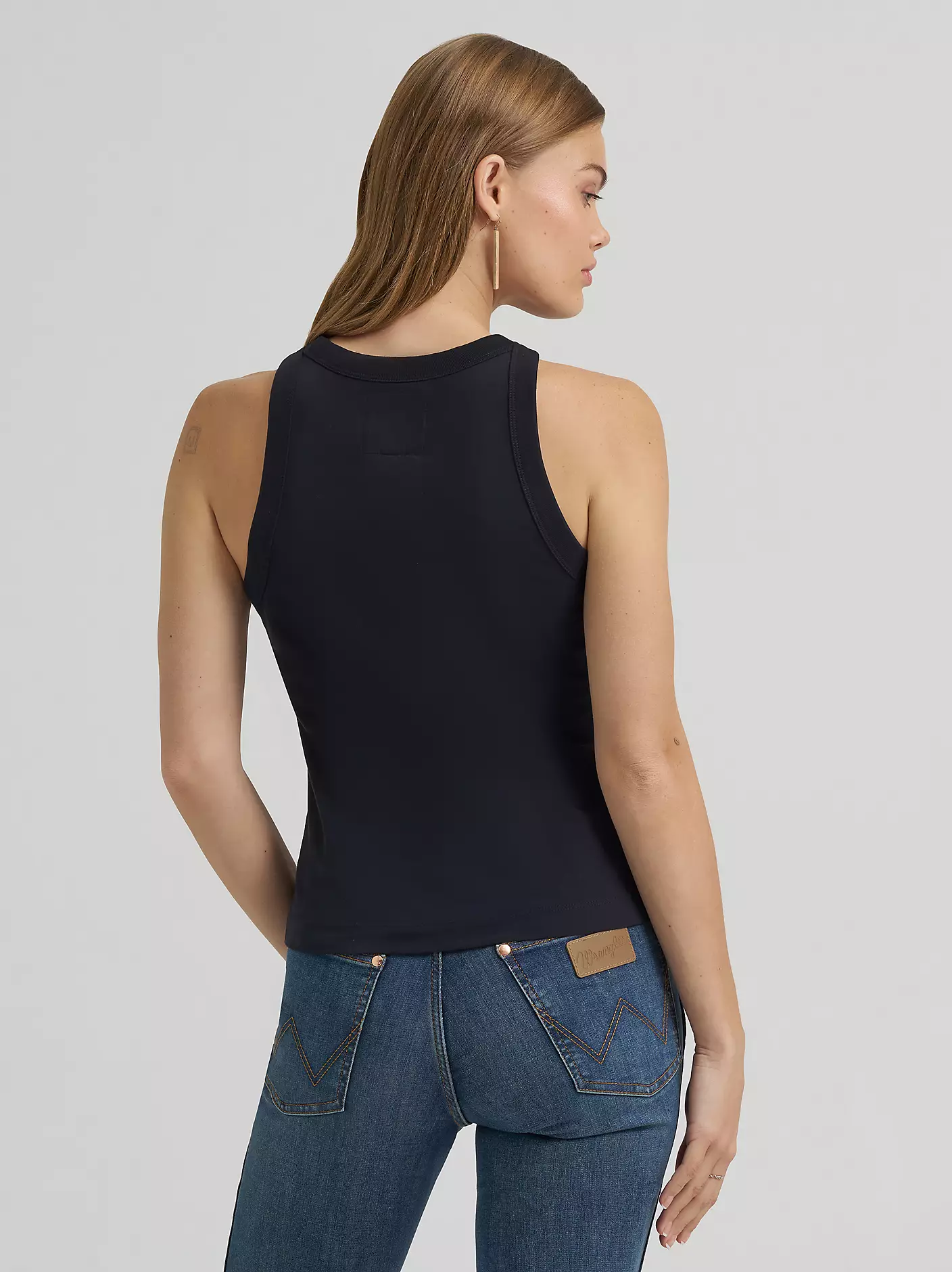 Wrangler X Lainey Wilson Cowboy Tank - Black - Image 2
