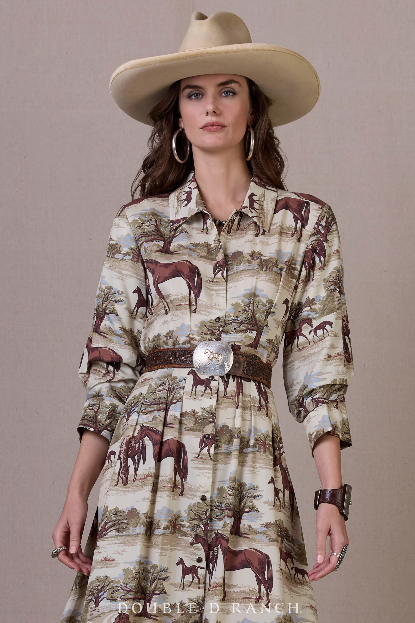 Double D Ranch Horsiculture Dress - Print - Image 3