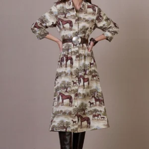 Double D Ranch Horsiculture Dress - Print