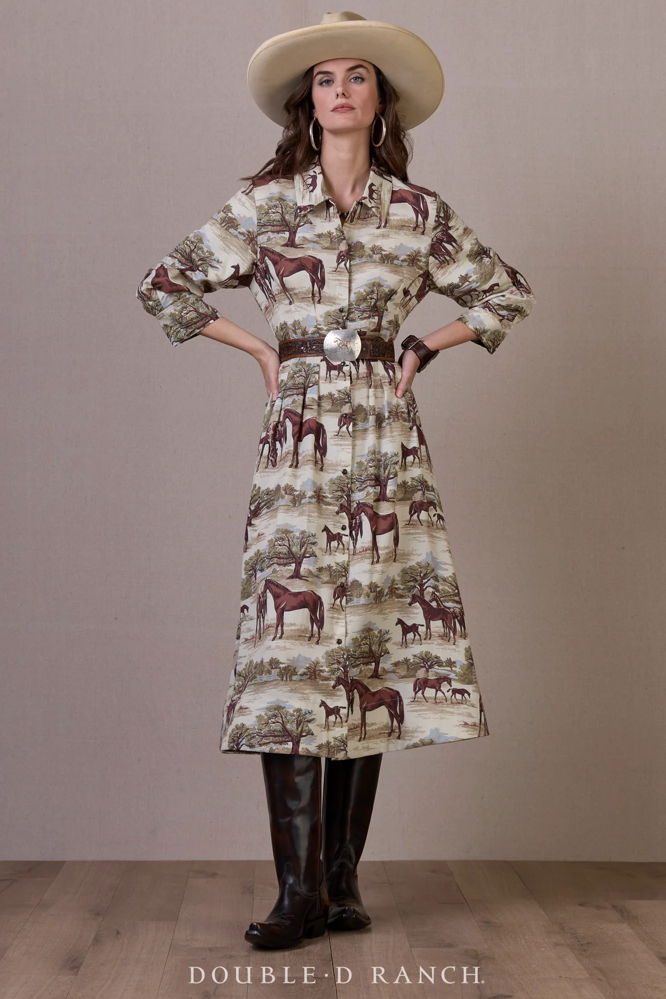 Double D Ranch Horsiculture Dress - Print