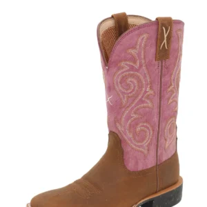 Twisted X Women's 11 Tech X2 Boot - Russet Brown/Dusty Pink
