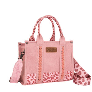Wrangler Leopard Print Crossbody Bag - Pink