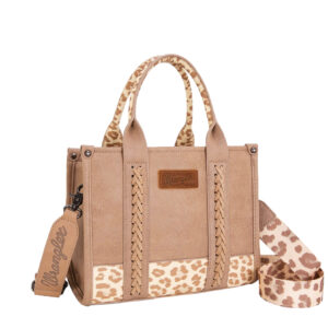 Wrangler Leopard Print Crossbody Bag - Taupe