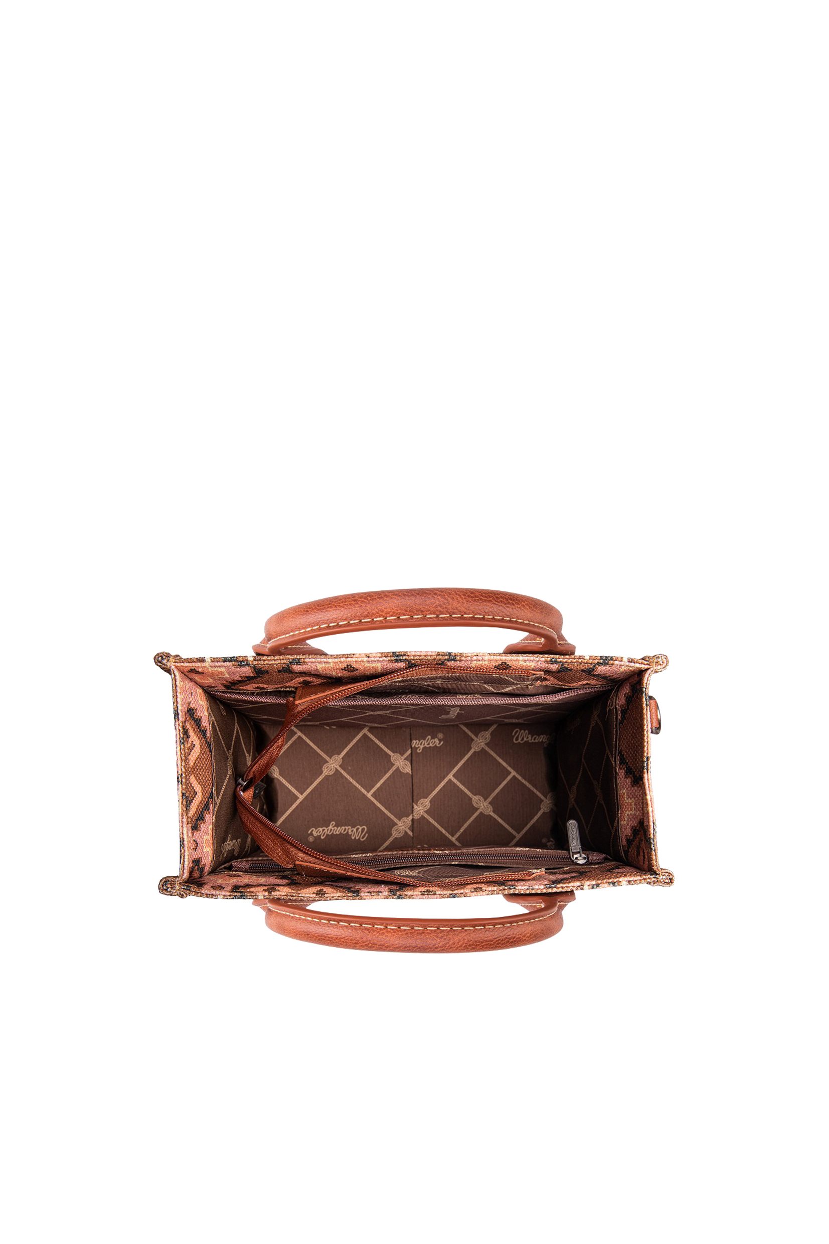 Wrangler Southwestern Crossbody Bag - Brown - Image 2