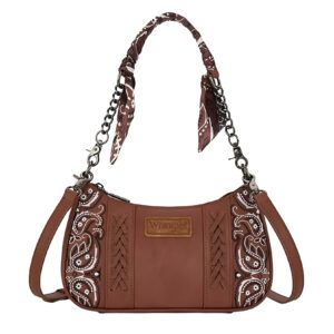 Wrangler Paisley Shoulder Bag - Tan