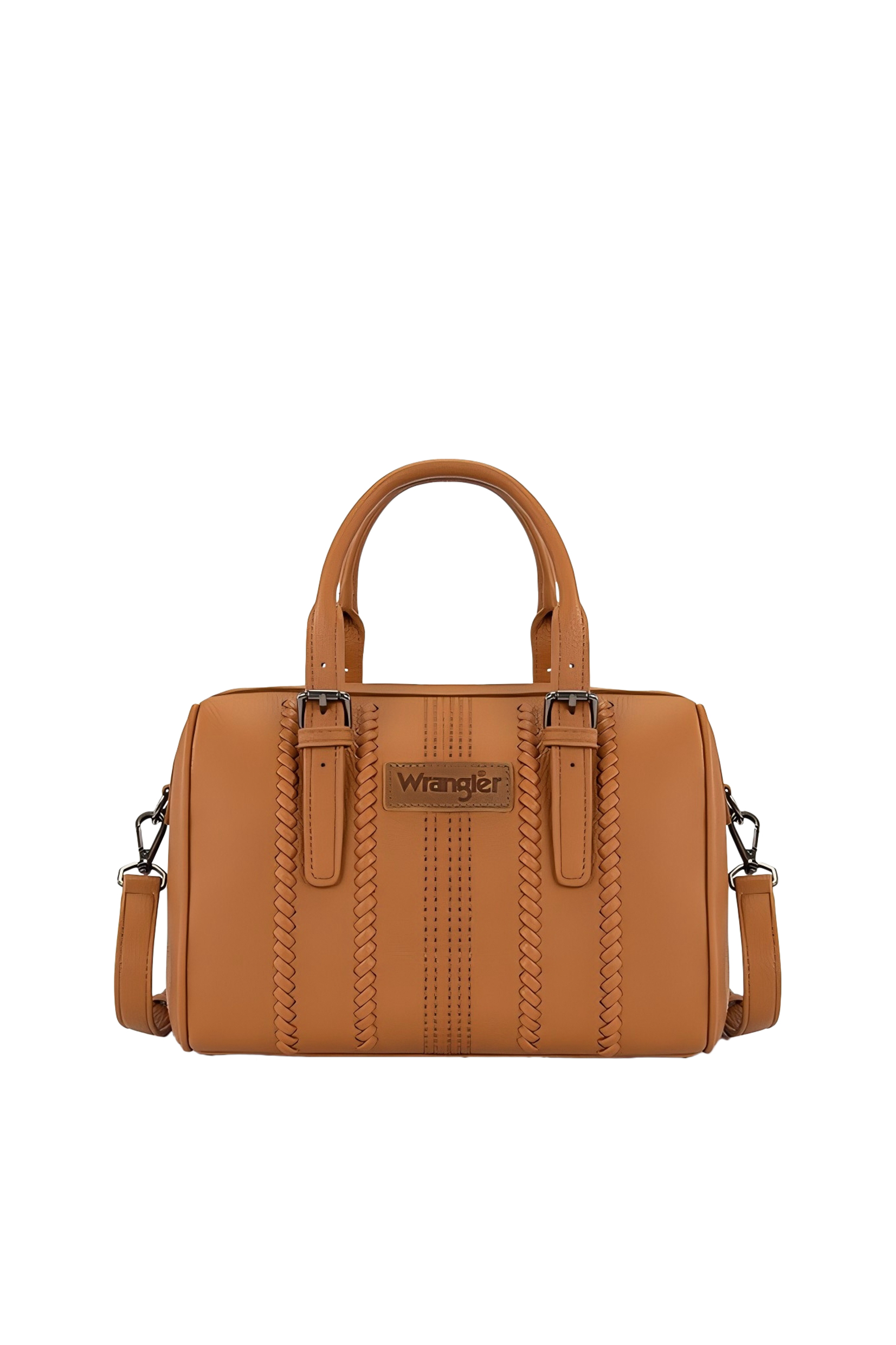 Wrangler Boston Stitch Barrel Bag - Tan