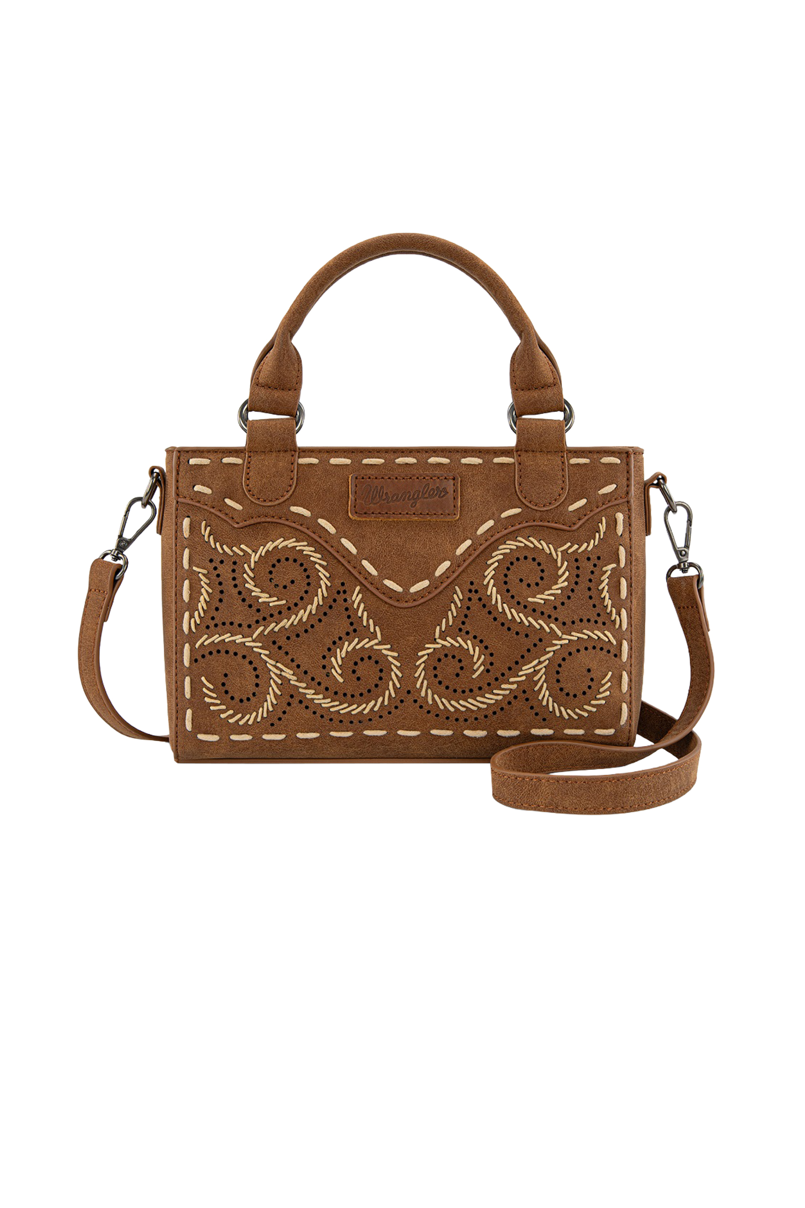 Wrangler Swirl Crossbody Bag - Tan