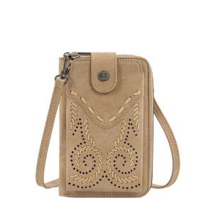 Wrangler Swirl Phone Wallet Bag - Natural