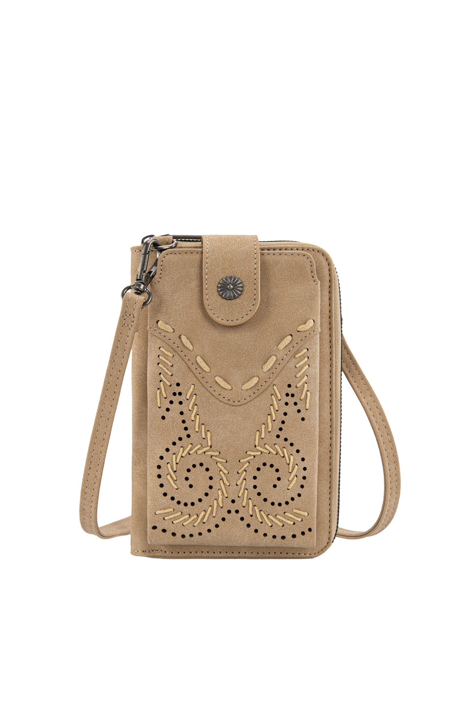 Wrangler Swirl Phone Wallet Bag - Natural